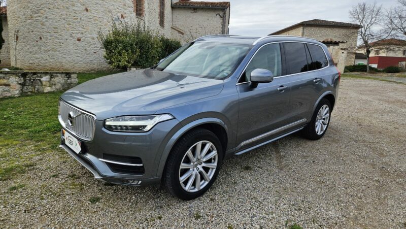 VOLVO XC90 II D5 2.0 235CH AWD 7 PLACES INSCRIPTION LUXE CUIR CAMERA TETE HAUTE 2018