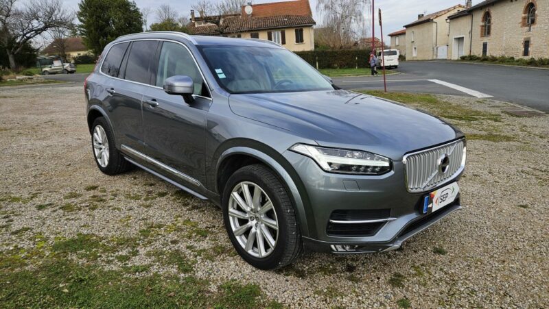 VOLVO XC90 II D5 2.0 235CH AWD 7 PLACES INSCRIPTION LUXE CUIR CAMERA TETE HAUTE 2018